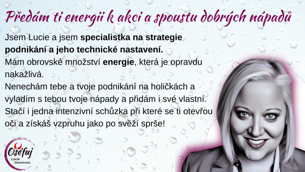 Lucie radošinská Ošéfuj svůj byznys